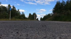 Самодельный электросамокат на двух моноколесах.