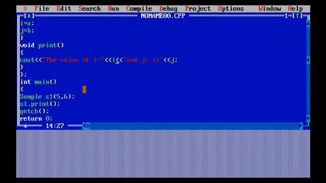 Parameterized Constructor and Copy Constructor !Types of Constructor ! !Constructors in C++ !CODEIN смотреть онлайн