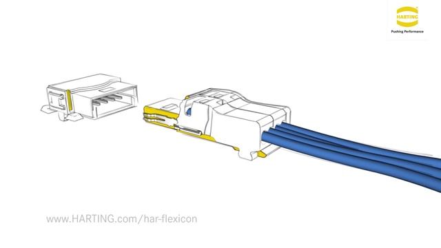 Соединитель HARTING har-flexicon® 1,27 мм