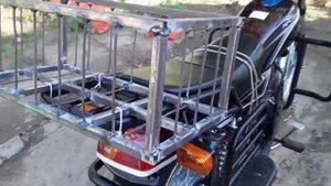 задний багажник на мотоцикл RACR RC 150
своими руками.