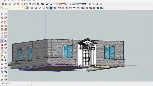создание пола в программе SketchUp смотреть онлайн