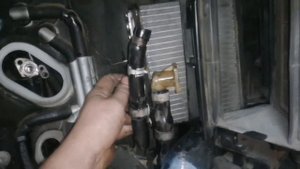 Ниссан Эльгранд 50 замена радиатора печки.