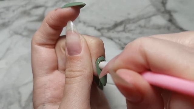 ЗЕЛЕНЫЙ ВЕСЕННИЙ маникюр ? РЕМОНТ ногтей ШЕЛКОМ ✨ МАНИКЮР САМОЙ СЕБЕ ?
