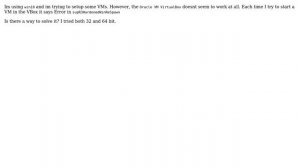 Virtualbox - Error in supR3HardenedWinReSpawn