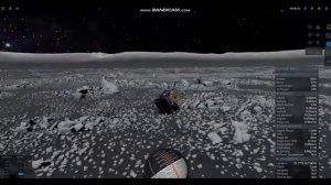 Симуляция посадки на Луну спускаемого аппарата "Одиссей" (KSP)