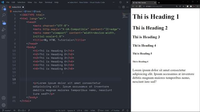 Basic HTML Tags | HTML 5 Tutorials # 03 | Urdu & Hindi смотреть онлайн