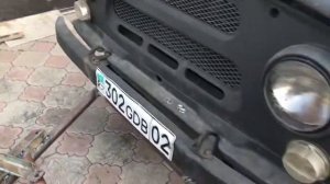 Снегоотвал на УАЗ 469.