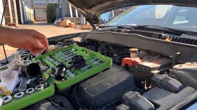 Замена газового фильтра Ford Fusion 2.5 | Замена фильтров ГБО Фьюжин смотреть онлайн