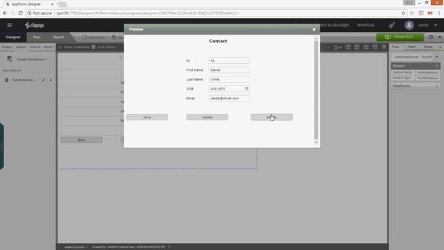 Form DataSource(4) - Delete record from MS SQL Server Table смотреть онлайн