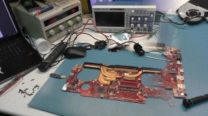 Простой ремонт игрового ноутбука Asus GL703G и сложности диагностики при помощи пипидастров