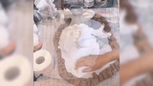 Настенное панно из папье-маше. Часть 1.