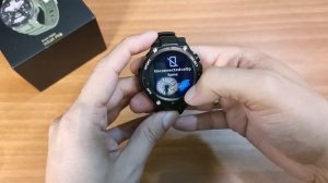 DT NO.1 DT5 smartwatch unboxing and quick menu view