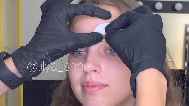 Светлое окрашивание бровей ХНОЙ / окрашивание бровей хной для блондинки
