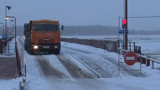 Понтонный мост через р.Вычегда открыт