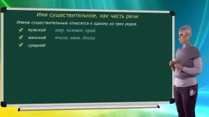Имя существительное как часть речи