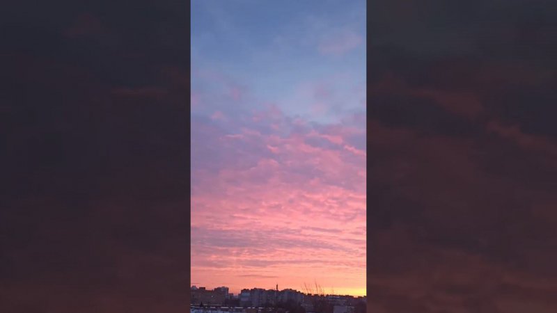Рязань. Утро 23 января. Небо
