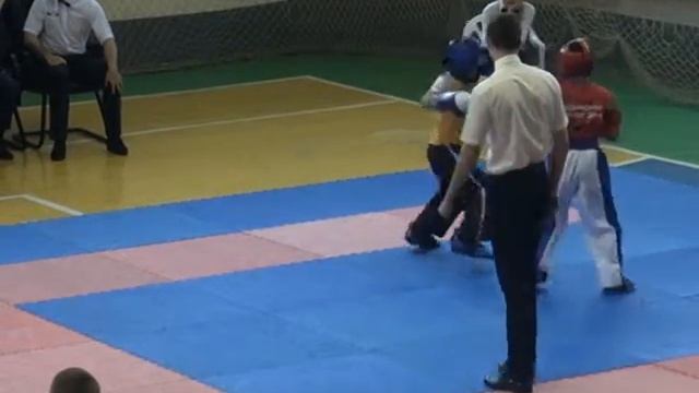 Мирошниченко Никита 1.2 ЛАЙТ 24.10.15 Чемпионат и Первенство Республики Крым по кикбоксингу WAKO смотреть онлайн