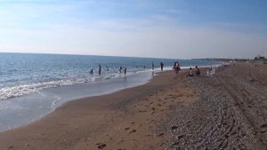 Сиде.Пляж отеля Linda Resort 5*в феврале.