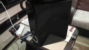 Авторская акустика трёх полосная , шести угольный корпус, рупор вч