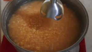?как быстро приготовить гороховый суп пюре с мясом ?