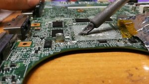 Ремонт ноутбука  Hp9700 | Замена видеочипа | Но оказалось не всё так просто