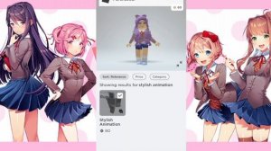 Скин Юри в ROBLOX//Doki Doki Literature Club//DDLC//ROBLOX