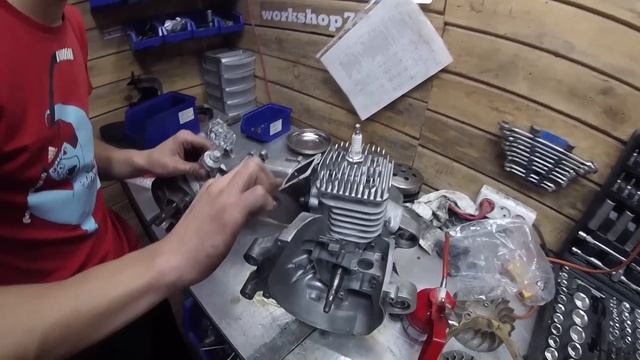 Ремонт скутера YAMAHA BWS SPY/MBK BUMP/Workshop757 смотреть онлайн