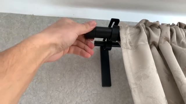 Распаковка — Карниз для штор Ikea Хугард/Рэкка 493.262.24 смотреть онлайн