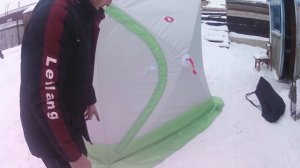 Обзор зимней палатки Медведь Куб-3