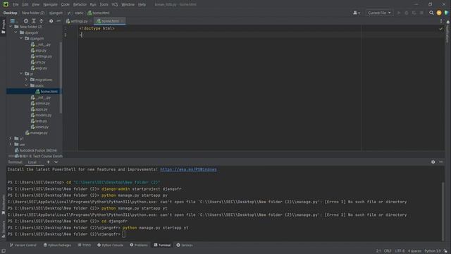 DJANGO PYTHON APP HOW TO CREATE STATIC HTML FILE