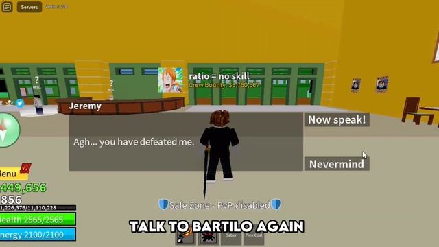 How to do the bartilo quest | Blox Fruits
