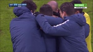 Интер 2-0 Дженоа.  Марцело Брозович 69'