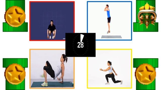 Super Mario Bros 4 Corners Warm Up! смотреть онлайн