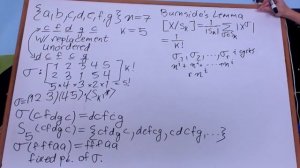 Solving a Combinatorics Problem with Group and Number Theory