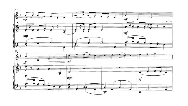 B:1 Theme from Symphony NO. 1  Piano Accompaniment  Gustav Mahler  ABRSM Violin Grade 2  MM76