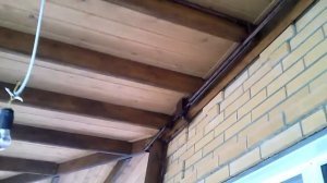 Электрика на веранде.