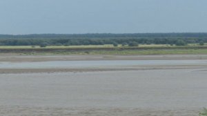 На берегу реки Мезень в посёлке Каменка