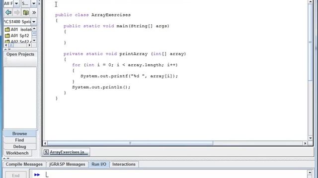 Java Basics - Array Examples