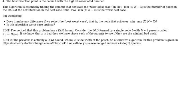 Is the algorithm implemented by git bisect optimal? смотреть онлайн