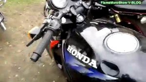 HONDA cb 400 vs cb 500 и GoldWing деревянный :)