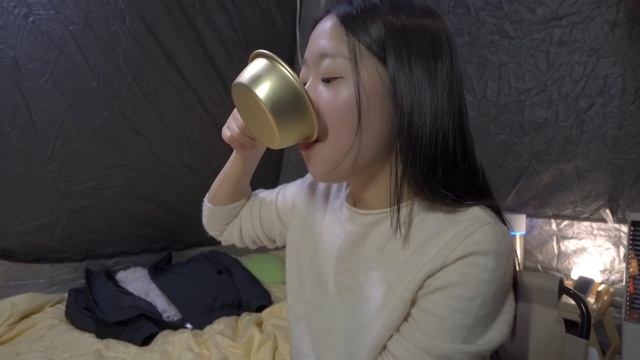 원터치 텐트에 반사식 난로로 동계 캠핑 가능할까?! / 따뜻한 동계 캠핑룩 추천-커스텀어클락 / 떡튀순. 순대국밥 / 솔로캠핑 / 애견동반캠핑 / 전남 순천 주암오토캠핑장