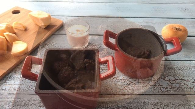 ? Репа с мясом в горшочке в духовке — видео рецепт смотреть онлайн