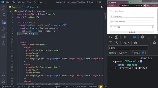 React Interview Questions - Form Handling in React