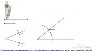 7 класс построение треугольника по двум сторонам и углу между ними