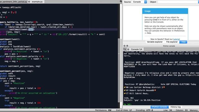 Sentiment Analysis with Python and TextBlob