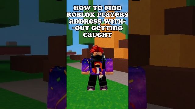 How to find roblox players address without getting caught ? | BrawlerBOI #shorts #robloxbedwars