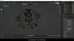 Convert 2D Logo to 3D | Blender 3.0 tutorial