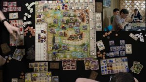 Пробуем Пфистера. Настольная игра Великий западный путь. Играем втроём.