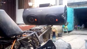 АВТОЗВУК С САБВУФЕРОМ на квадроцикле