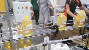 Линия розлива подсолнечного масла в ПЭТ тару 5 литров